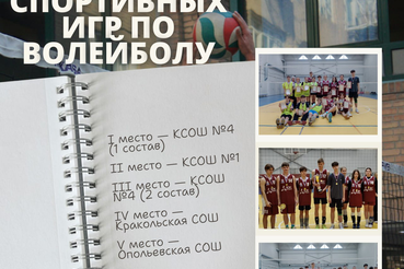 III ЭТАП ДЕТСКИХ СПОРТИВНЫХ ИГР ПО ВОЛЕЙБОЛУ