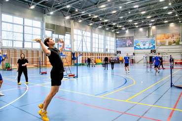 Гатчина приняла Областной фестиваль по бадминтону среди школьных спортивных клубов Ленобласти